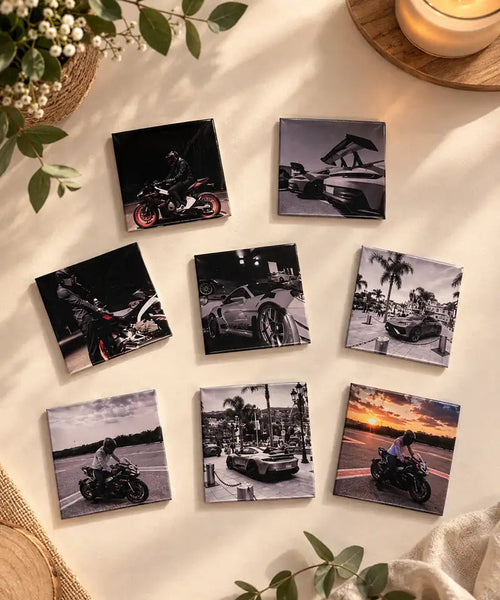 Lot de magnets photo 5 x 5 cm Souvenir d'Amour